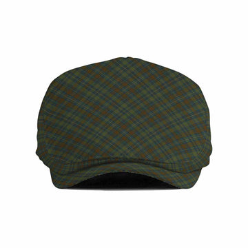 Kerry County Ireland Tartan Flat Cap, Jeff Cap Cross Style