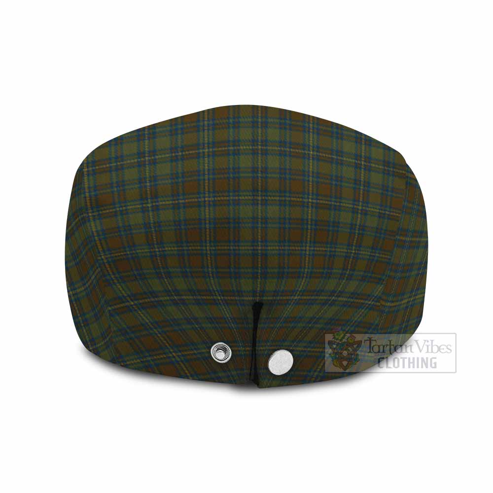 Kerry County Ireland Tartan Jeff Cap, Tartan Flat Cap