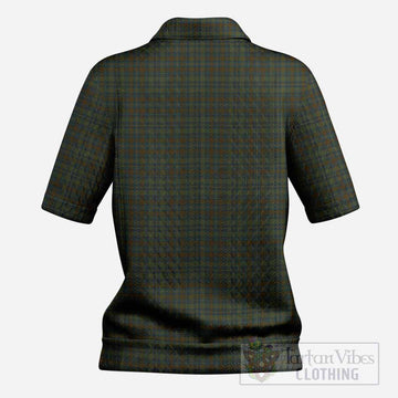 Kerry County Ireland Tartan Women’s Polo Sweater Top