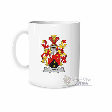 Keyes Irish Clan Coat of Arms Ceramic Mug