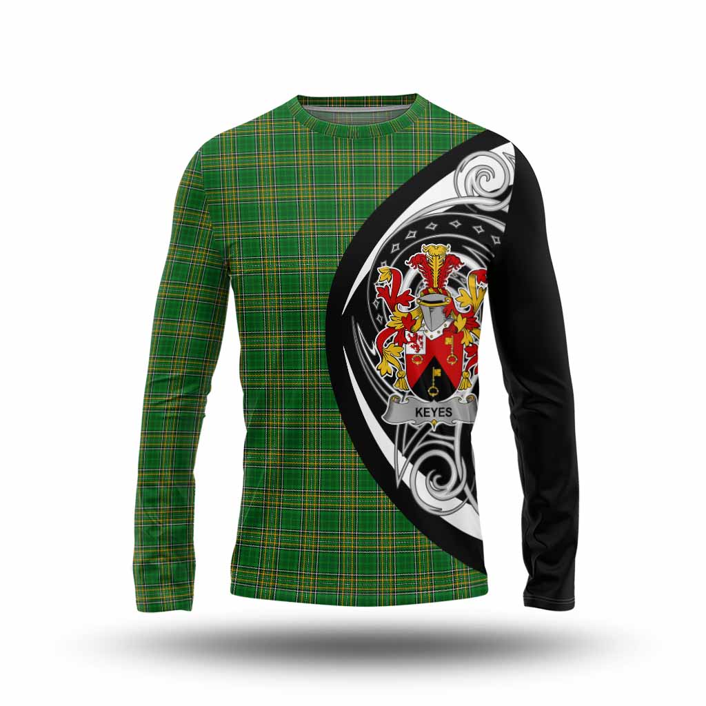 Keyes Irish Clan Long Sleeve T-Shirt Celtic Circle Style Unisex - Tartan Vibes Clothing