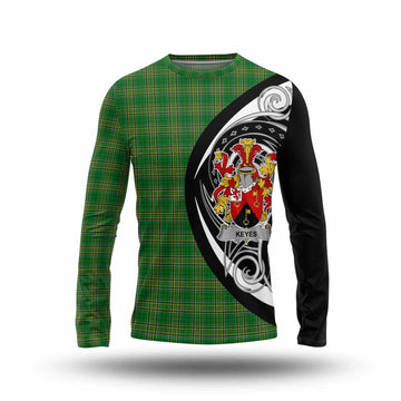 Keyes Irish Clan Long Sleeve T-Shirt Celtic Circle Style Unisex - Tartan Vibes Clothing