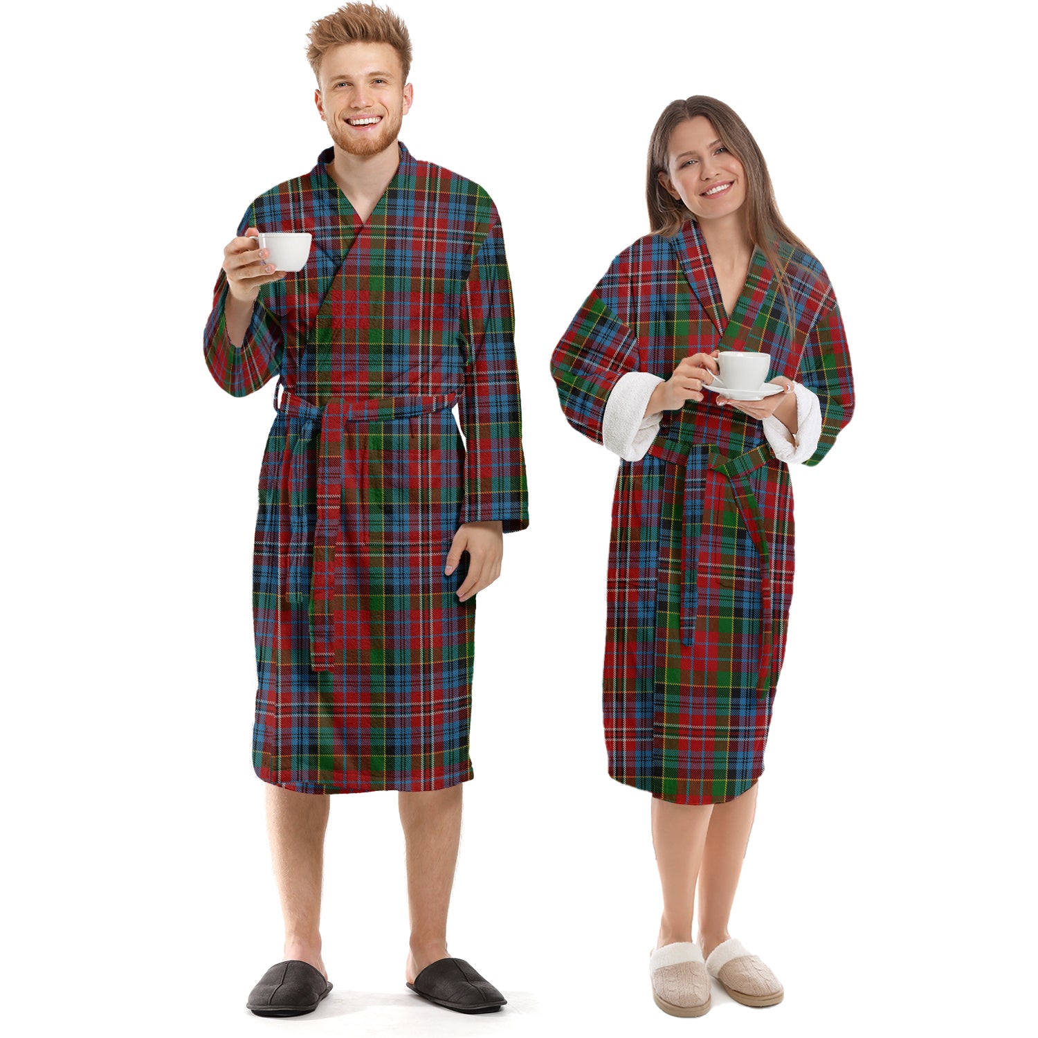Kidd Tartan Bathrobe Unisex S - Tartan Vibes Clothing