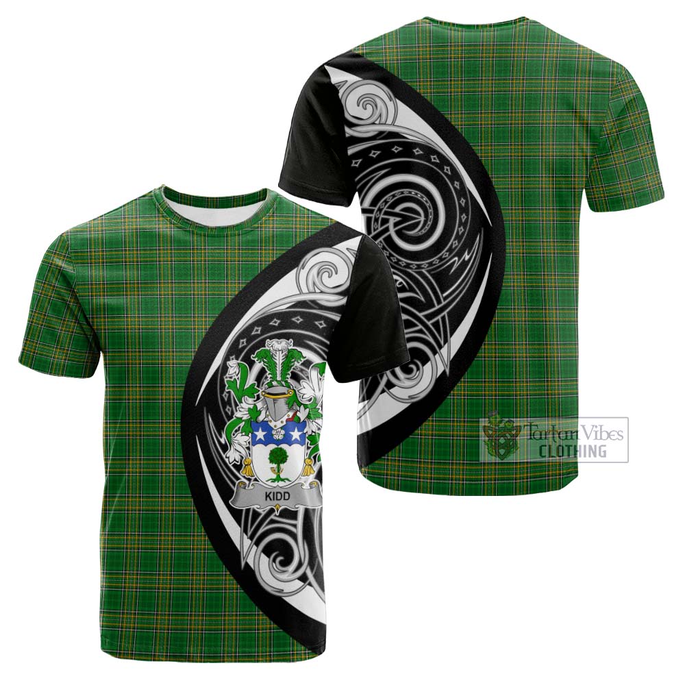 Kidd Irish Clan Cotton T-shirt Celtic Circle Style - Tartan Vibes Clothing