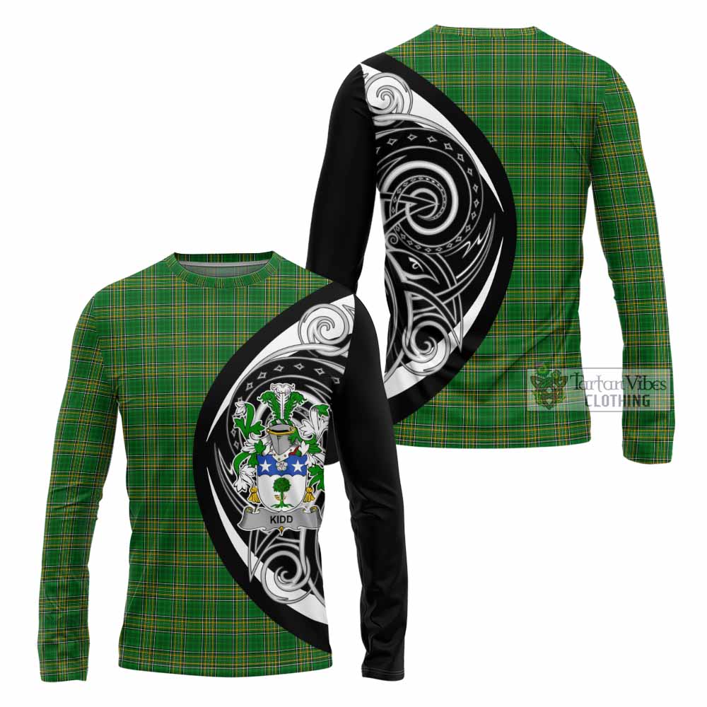 Kidd Irish Clan Long Sleeve T-Shirt Celtic Circle Style - Tartan Vibes Clothing
