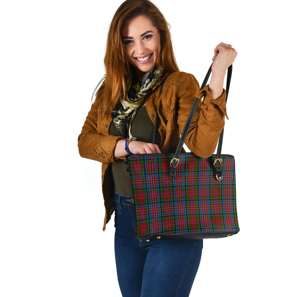 kidd-tartan-leather-tote-bag
