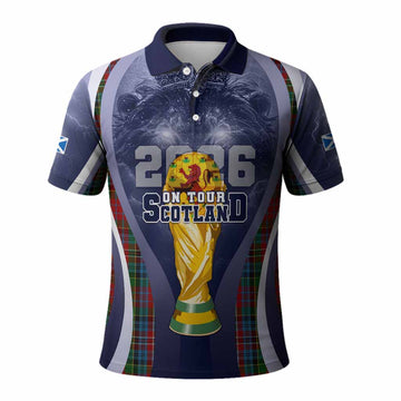Kidd Scotland Football Tartan Polo Shirt Scotland On Tour Trophy Style