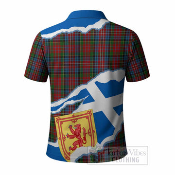 Kidd Scotland Football Tartan Polo Shirt We'll Be Coming