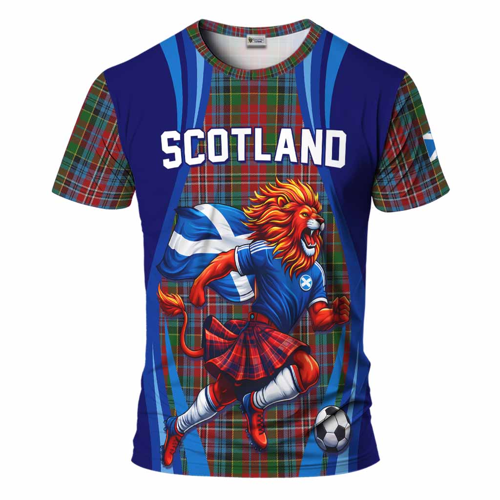 Kidd Scotland Football Tartan T-Shirt Lion Mascot Go Scottish