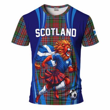 Kidd Scotland Football Tartan T-Shirt Lion Mascot Go Scottish