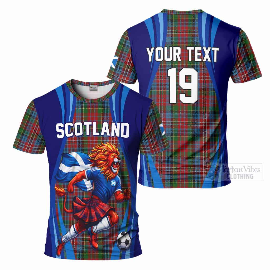 Kidd Scotland Football Tartan T-Shirt Lion Mascot Go Scottish