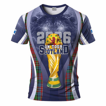Kidd Scotland Football Tartan T-Shirt Scotland On Tour Trophy Style