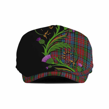 Kidd Tartan Flat Cap, Jeff Cap Scottish Thistle Pride Heritage Art