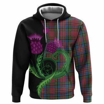 Kidd Tartan Hoodie Traditional Scottish Thistle