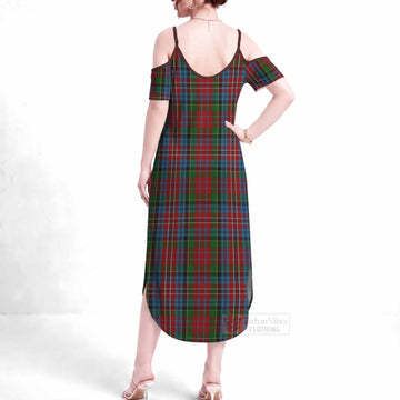 Kidd Tartan Summer Maxi Dress - Tartan Vibes Clothing