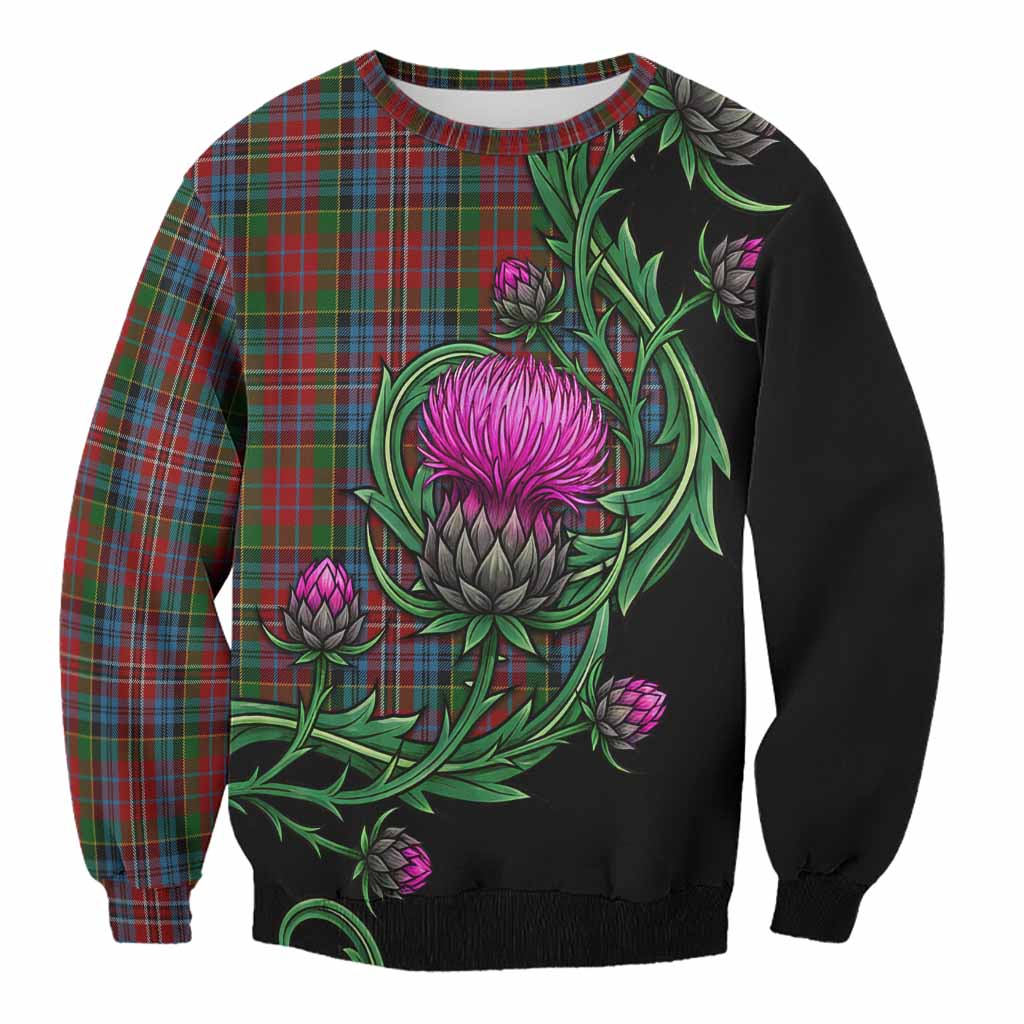 Kidd Tartan Sweatshirt Resilient Scottish Thistle Unisex - Tartan Vibes Clothing