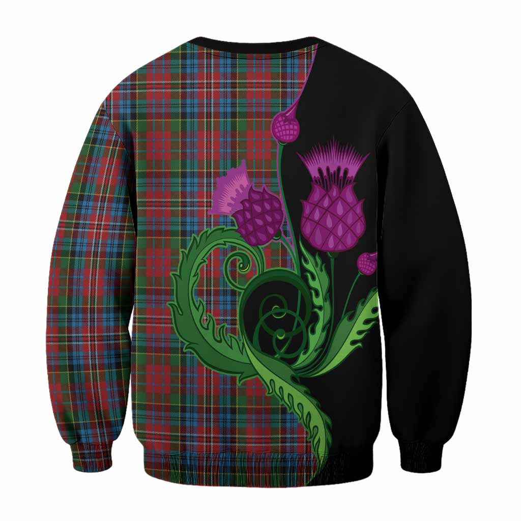 Kidd Tartan Sweatshirt Traditional Scottish Thistle