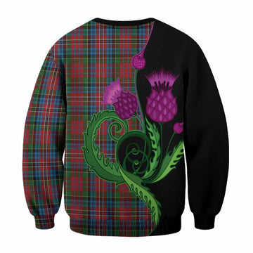 Kidd Tartan Sweatshirt Traditional Scottish Thistle