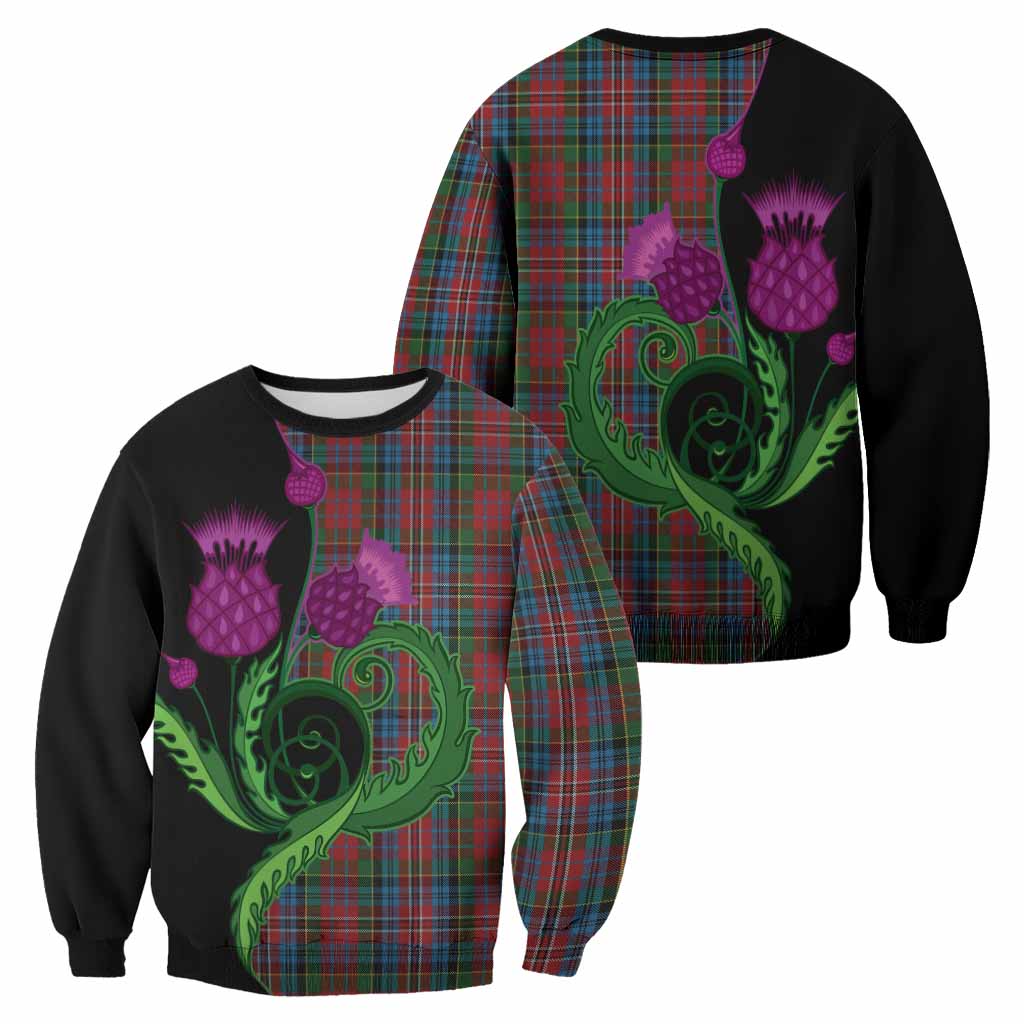 Kidd Tartan Sweatshirt Traditional Scottish Thistle