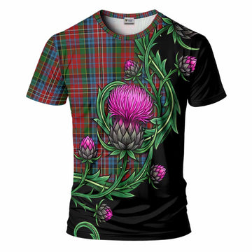 Kidd Tartan T-Shirt Resilient Scottish Thistle