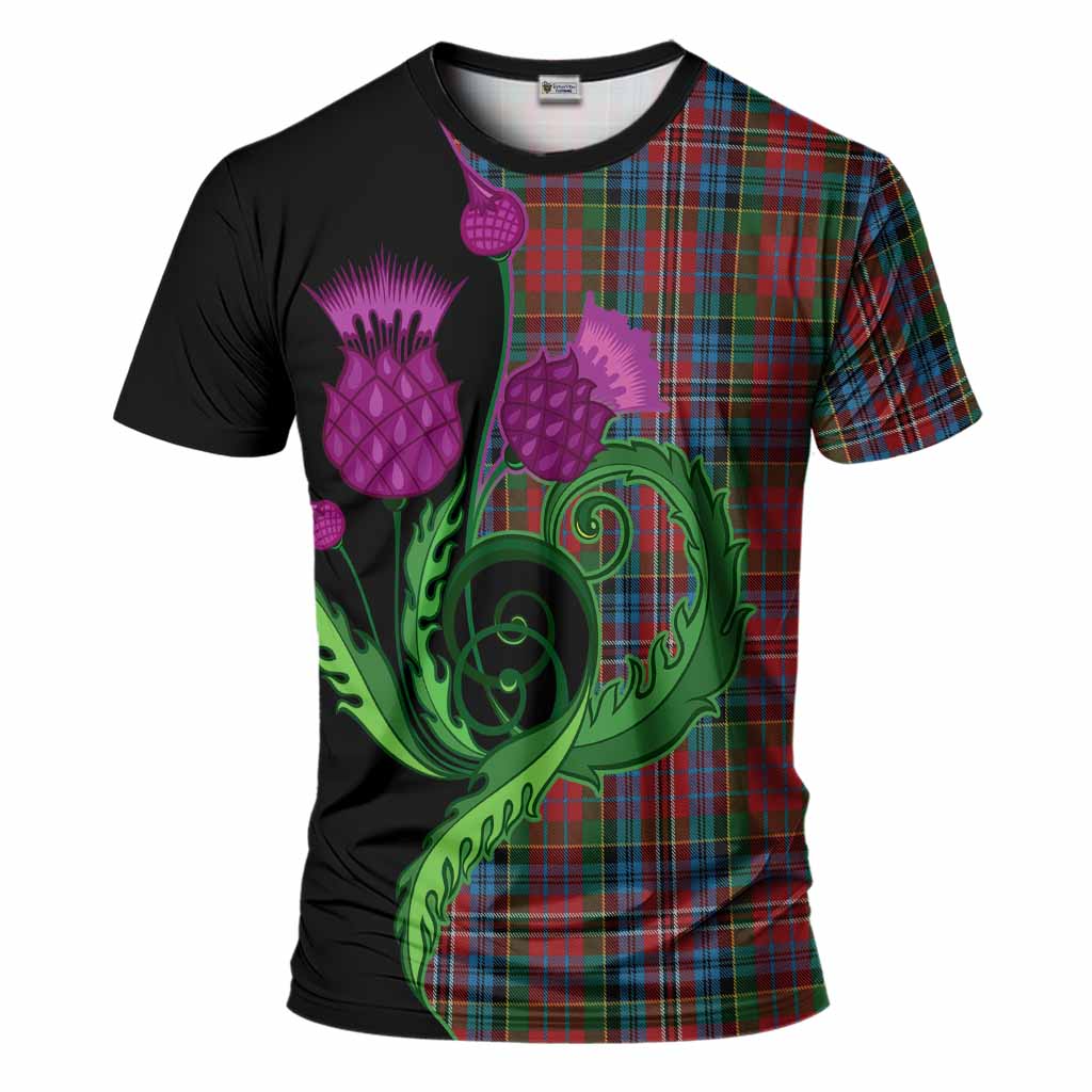 Kidd Tartan T-Shirt Traditional Scottish Thistle