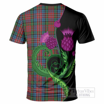 Kidd Tartan T-Shirt Traditional Scottish Thistle