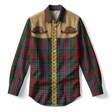 Kidd Tartan Women Casual Shirt Wee Coo Cowboy Cute Style