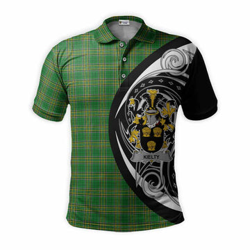 Tartan Vibes Clothing Kielty Irish Clan Polo Shirt Celtic Circle Style