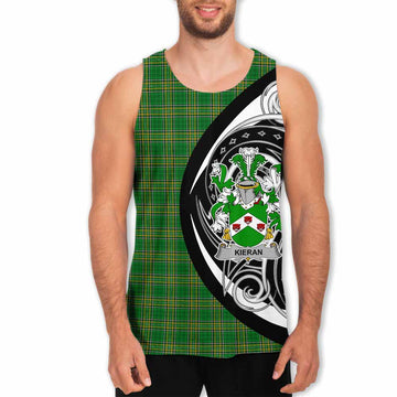Tartan Vibes Clothing Kieran Irish Clan Men's Tank Top Celtic Circle Style
