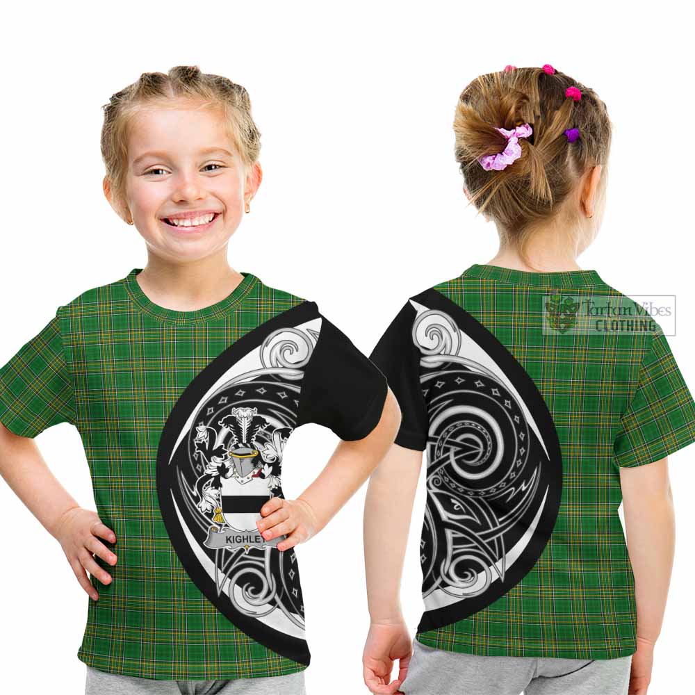 Tartan Vibes Clothing Kighley Irish Clan Kid T-Shirt Celtic Circle Style