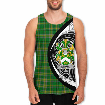 Tartan Vibes Clothing Kildahl Irish Clan Men's Tank Top Celtic Circle Style