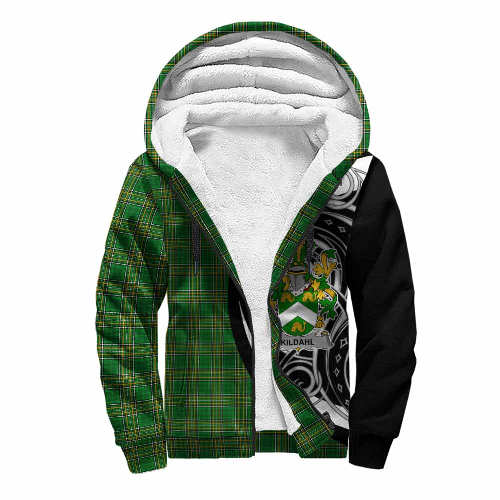 Kildahl Irish Clan Sherpa Hoodie Celtic Circle Style Unisex S - Tartan Vibes Clothing