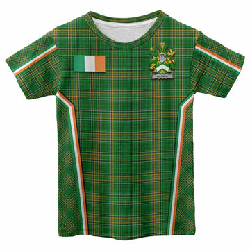 Kildahl Irish Clan Coat of Arm Tartan Kid T-shirt Flag Style