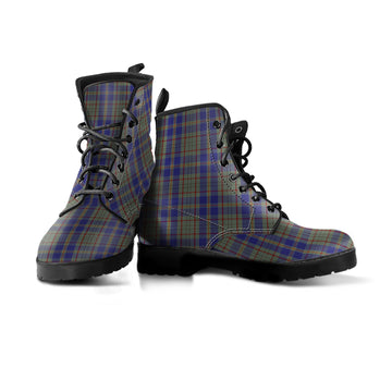 Kildare County Ireland Tartan Leather Boots
