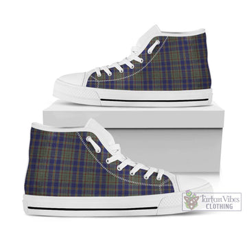 Kildare County Ireland Tartan High Top Shoes