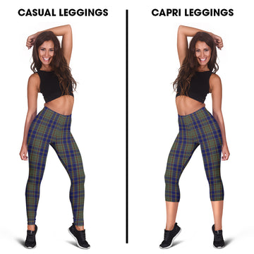 Kildare County Ireland Tartan Womens Leggings