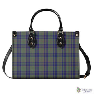 Kildare County Ireland Tartan Luxury Leather Handbags