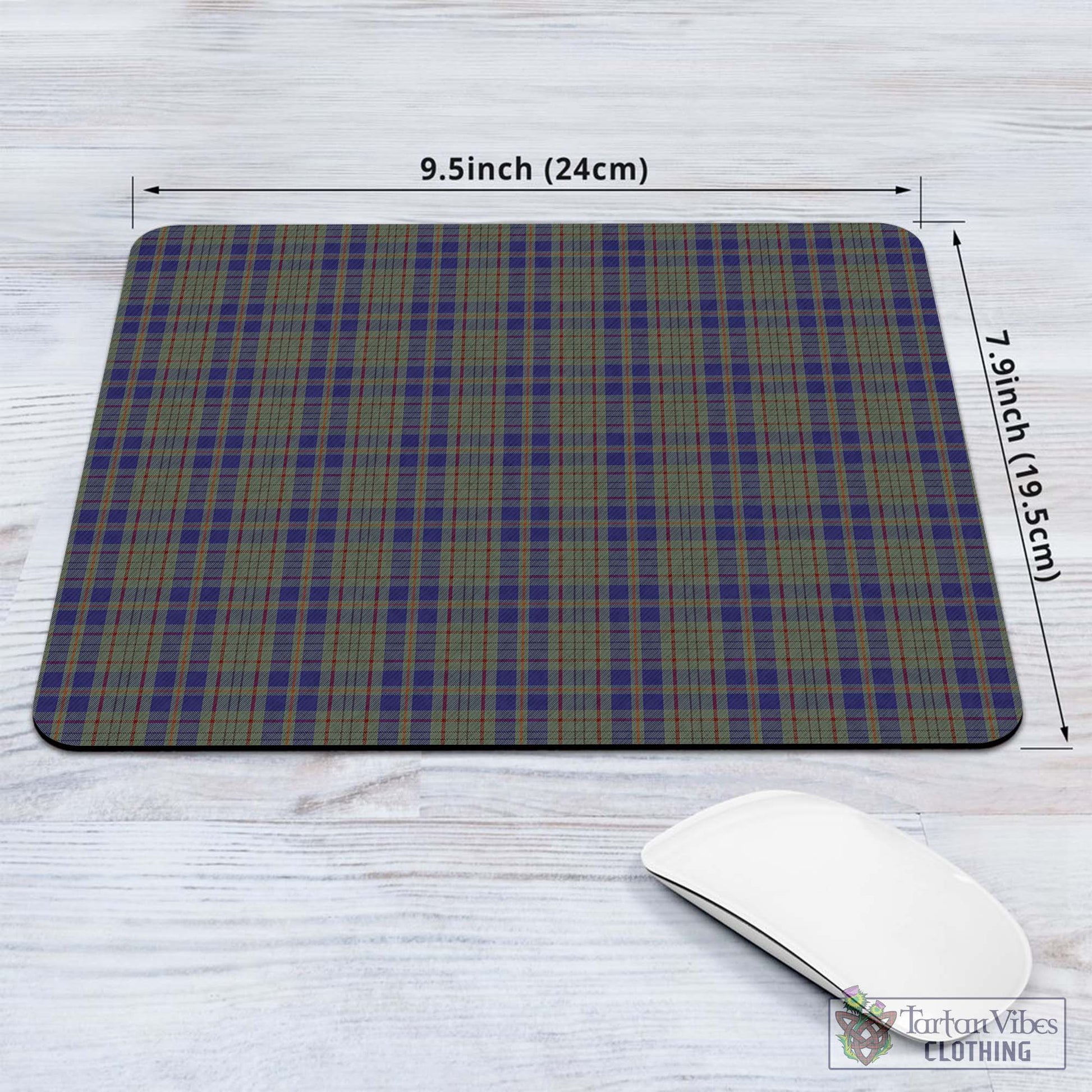 Tartan Vibes Clothing Kildare County Ireland Tartan Mouse Pad