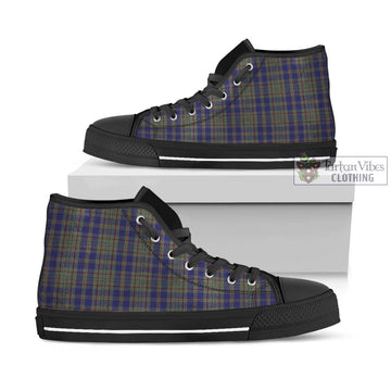Kildare County Ireland Tartan High Top Shoes