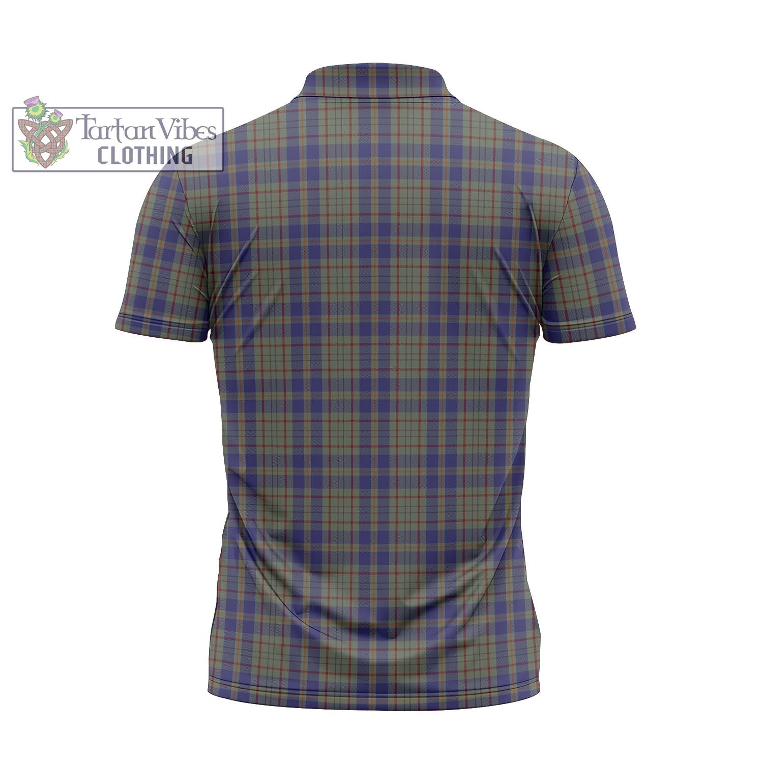 Tartan Vibes Clothing Kildare County Ireland Tartan Zipper Polo Shirt