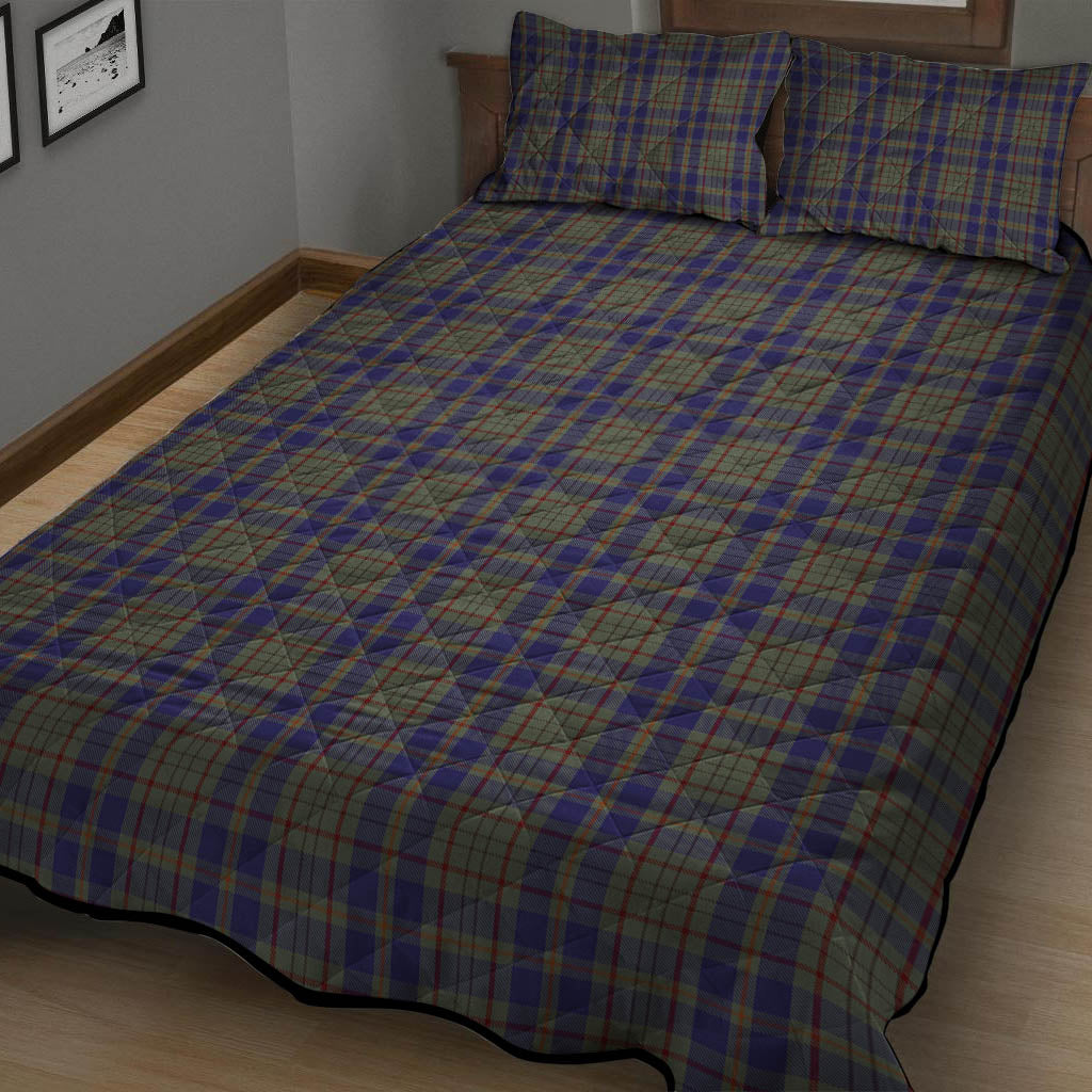 Kildare County Ireland Tartan Quilt Bed Set - Tartan Vibes Clothing