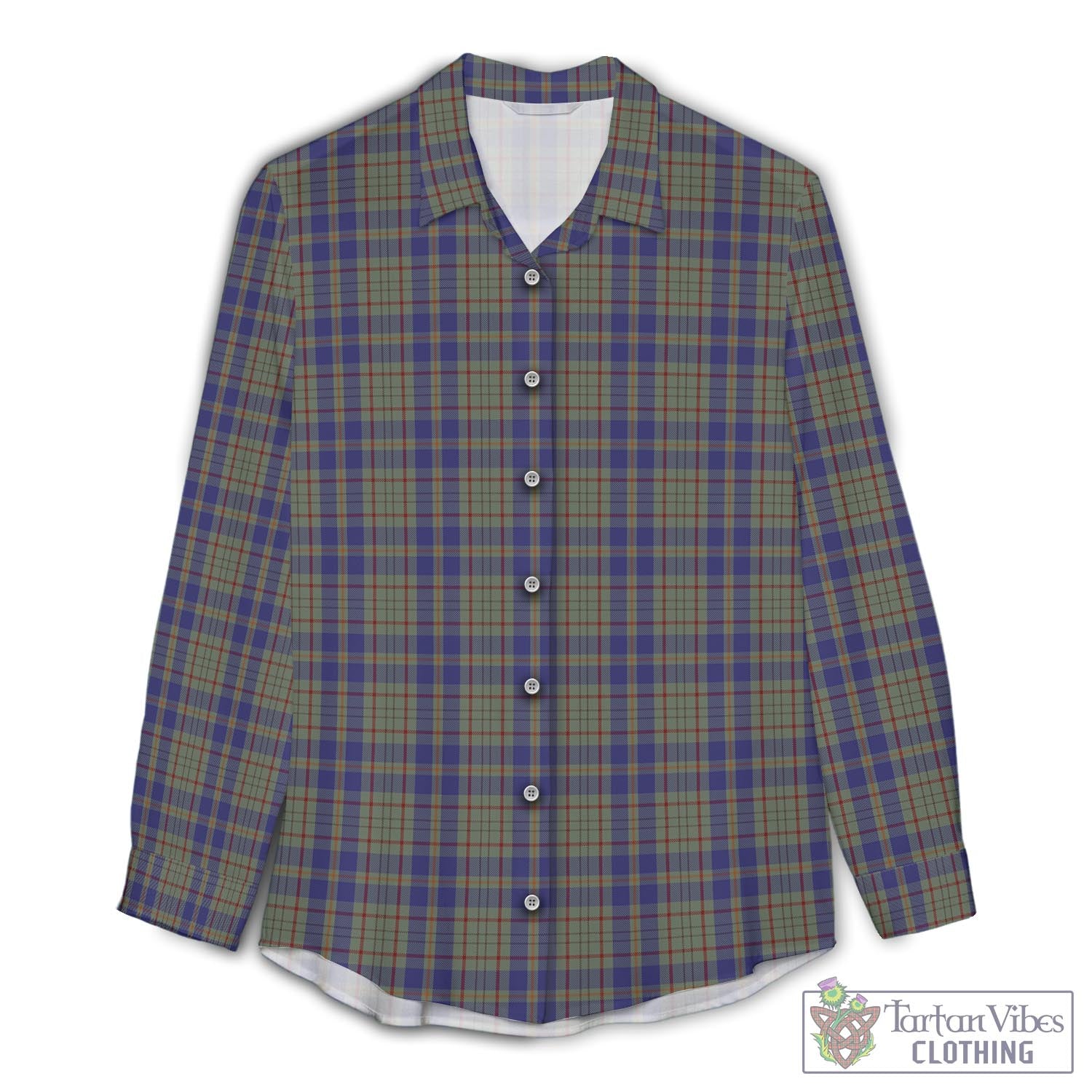 Kildare County Ireland Tartan Women's Casual Shirt - Tartan Vibes Clothing