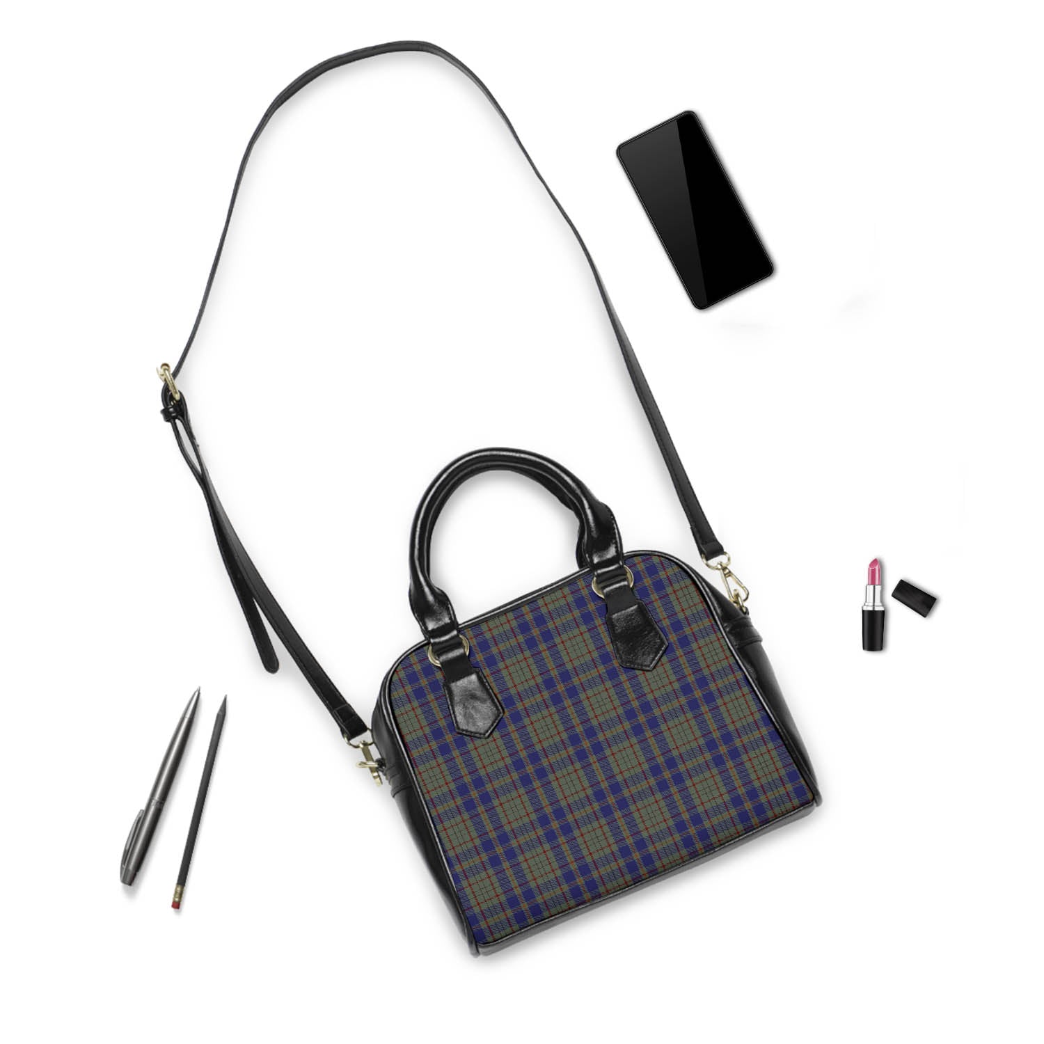 Kildare County Ireland Tartan Shoulder Handbags - Tartanvibesclothing