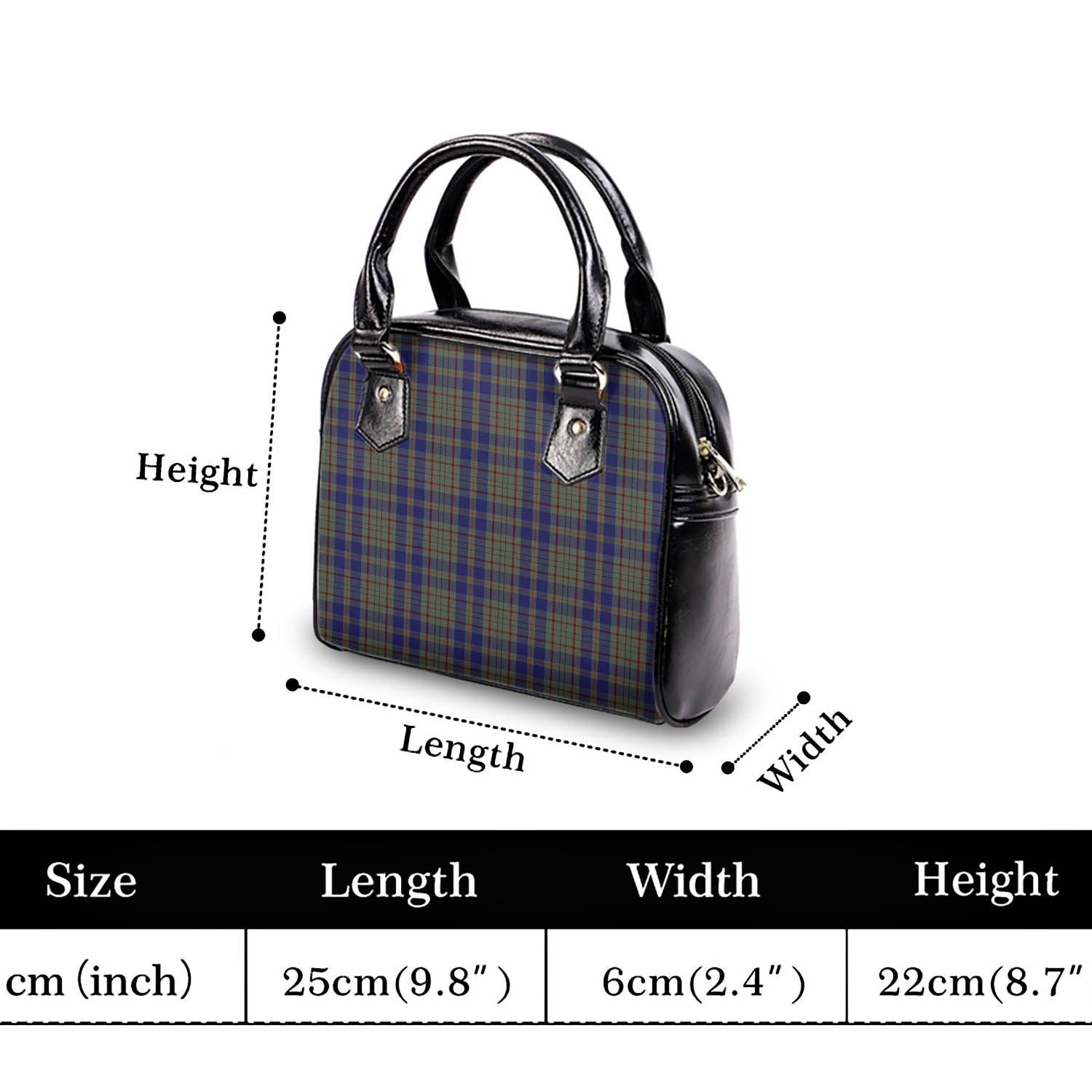 Kildare County Ireland Tartan Shoulder Handbags - Tartanvibesclothing