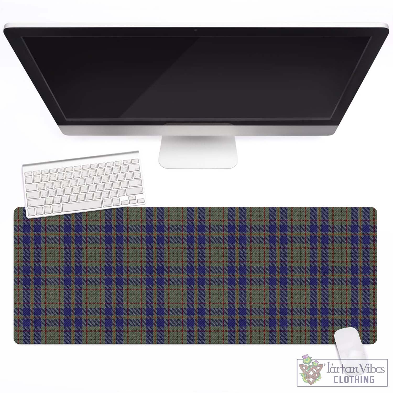 Tartan Vibes Clothing Kildare County Ireland Tartan Mouse Pad