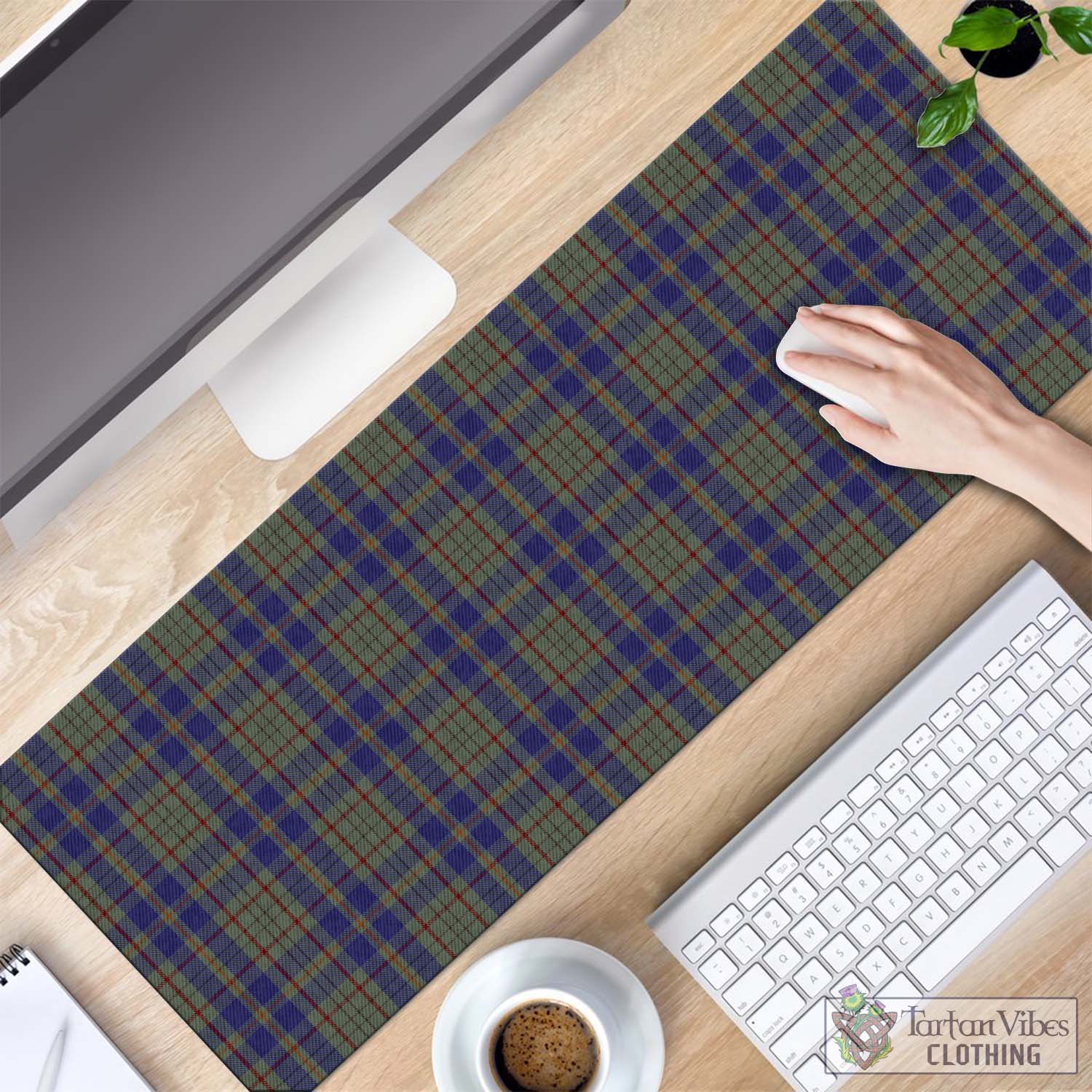 Tartan Vibes Clothing Kildare County Ireland Tartan Mouse Pad