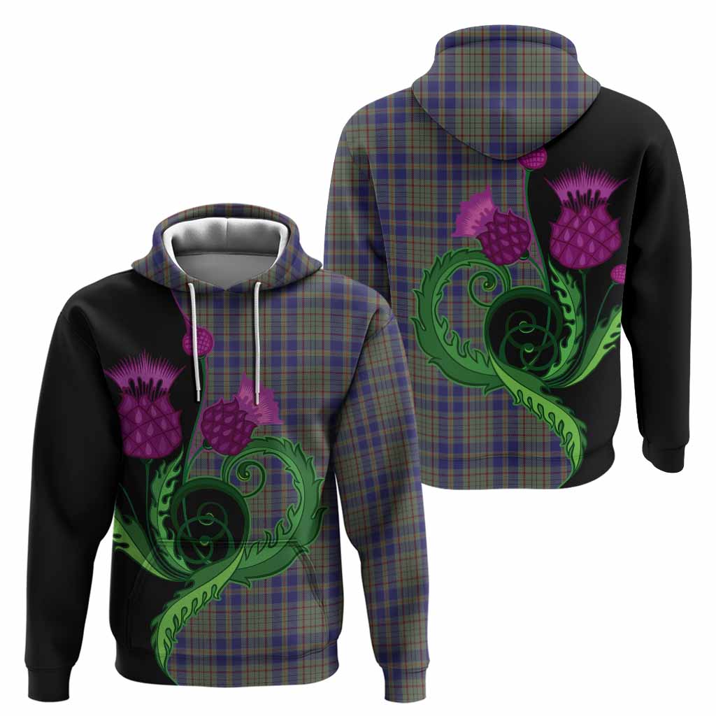 Kildare County Ireland Tartan Hoodie Traditional Scottish Thistle
