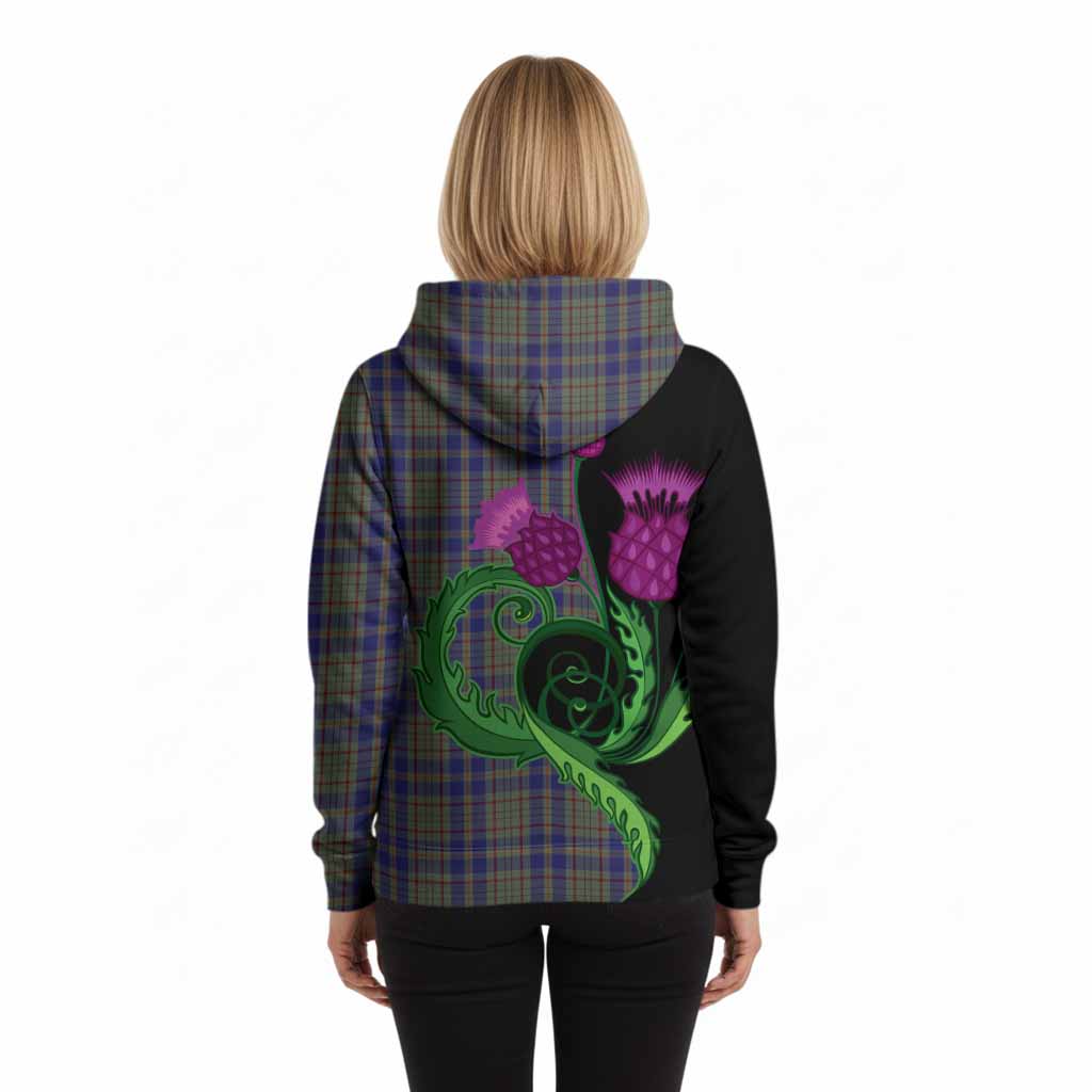 Kildare County Ireland Tartan Hoodie Traditional Scottish Thistle