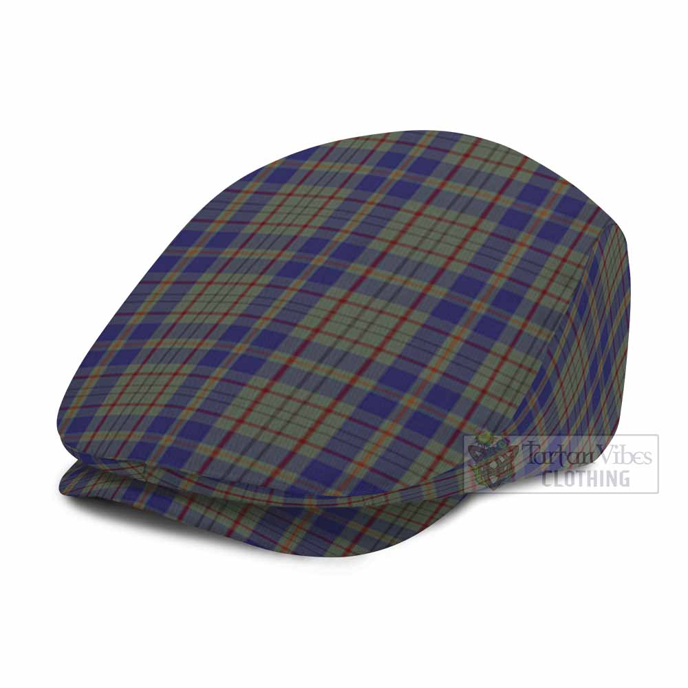 Kildare County Ireland Tartan Jeff Cap, Tartan Flat Cap