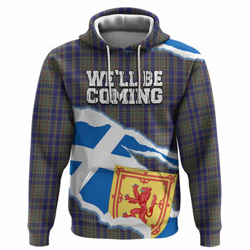 Kildare Scotland Football Tartan Hoodie We'll Be Coming
